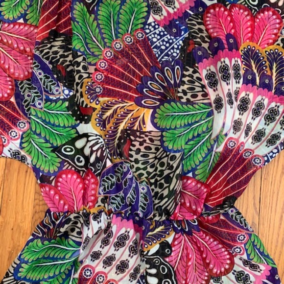 Xhiliration Bathing Suit Cover Up size S - Picture 3 of 3